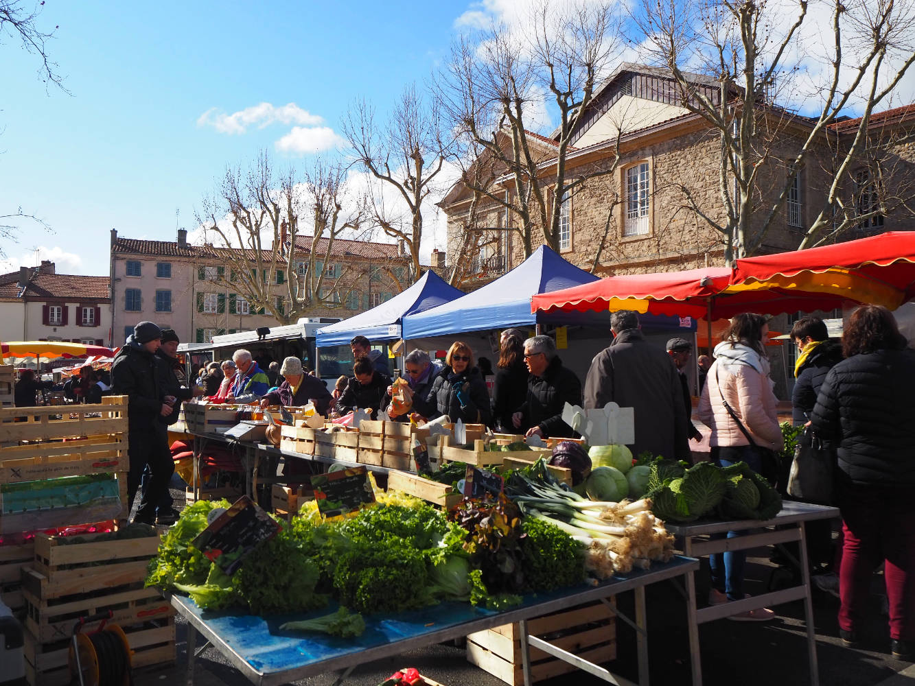 Wochenmarkt in Montbrison